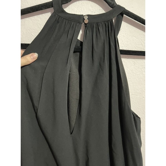 Club Monaco Black Cinched Sleeveless Romper - Picture 8 of 9